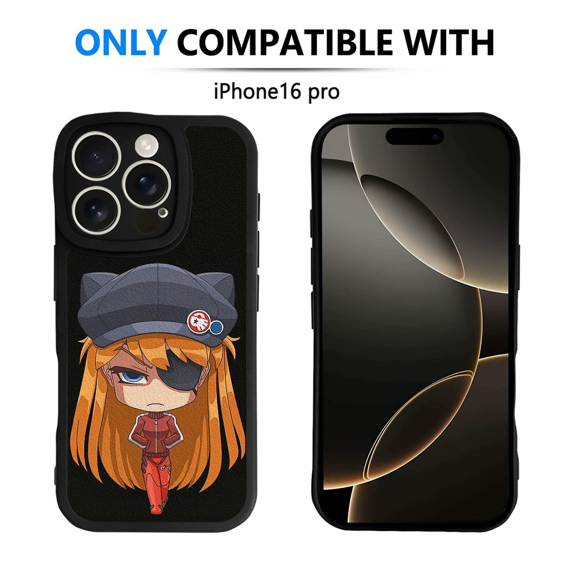 （画像用） EVA 新世紀エヴァンゲリオン 【iPhone 16シリーズ対応】シリコンスマホケース（レザー調） 材質：シリコン